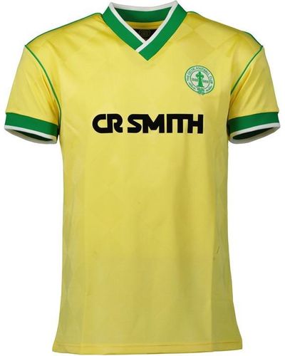 Team Celtic '88 Retro Away Jersey - Yellow