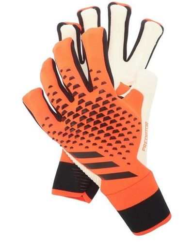 adidas Adults Predator Pro Promo Fingersave Goalkeeper Gloves - Orange