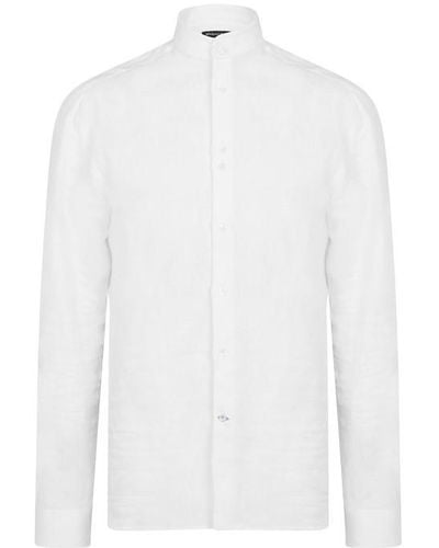 Without Prejudice Oakland Linen Shirt - White