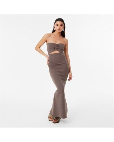 Jack Wills Knitted Bandeau Dress - Brown