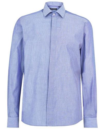 Without Prejudice Watlin Cut And Sew Shirt - Blue