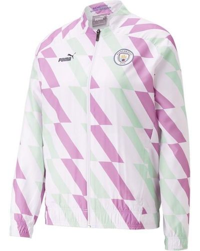 PUMA Manchester City Pre Match Jacket - Pink