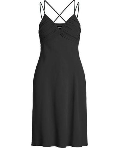 Lauren by Ralph Lauren Double-strap Slip Dress - Black