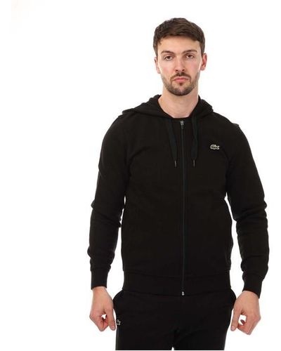 Lacoste Full Zip Sweatshirt - Black