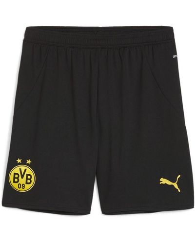 PUMA Borussia Dortmund Home Shorts 2024 2025 Adults - Black