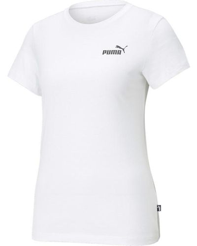 PUMA Small Logo Tee (s) - White