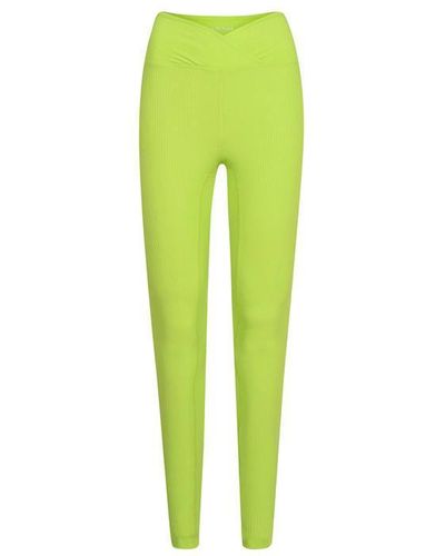 Year Of Ours Ribbed V leggings - Green