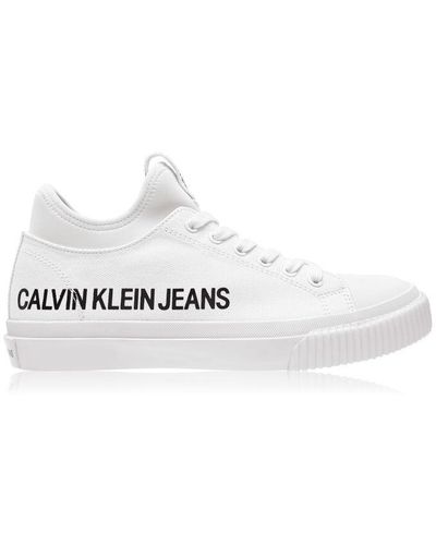 Calvin Klein Icarus Lace Trainers - White