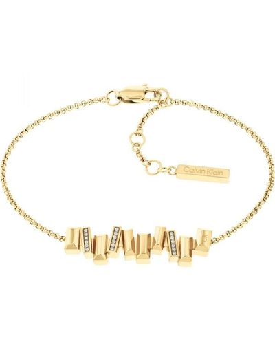 Calvin Klein Ladies Jewellery Luster Bracelet - Metallic
