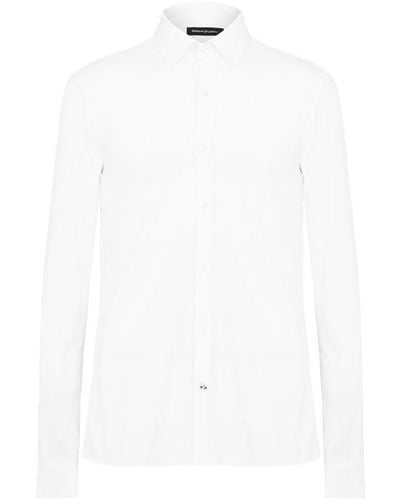 Without Prejudice Cotleigh Slim Fit Jersey Shirt - White
