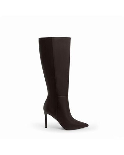 Charles and Keith Cnk Stiletto Boots Ld31 - Black
