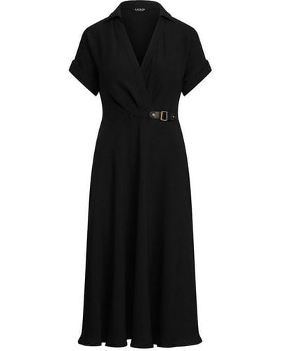 Lauren by Ralph Lauren Torishan Midi Dress - Black