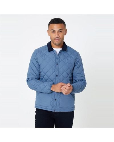 Studio Quilted Jacket - Blue