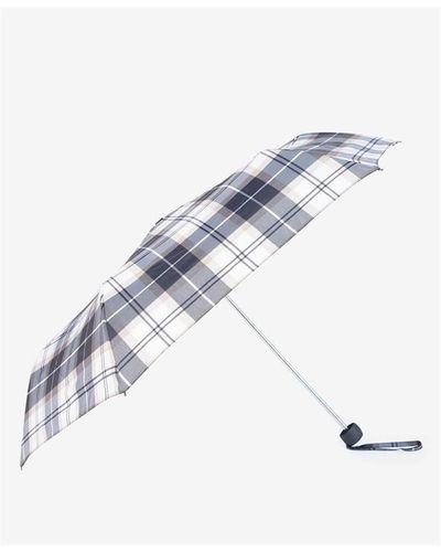 Barbour Portree Tartan Umbrella - White