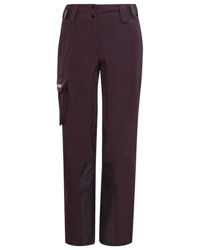 adidas S Pcn Ski Trousers Shadow Maroon M - Purple