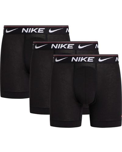 Nike 3 Pack Ultra Comfort Boxer Shorts - Black