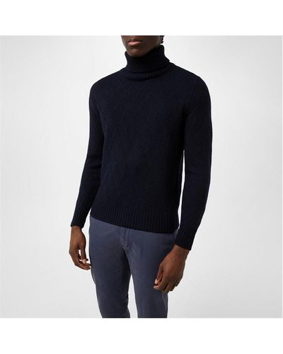 Canali High Neck Sn34 - Blue