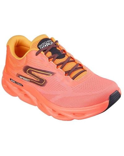 Skechers Enginee Mesh Lace Up W Graphic A Runners - Pink