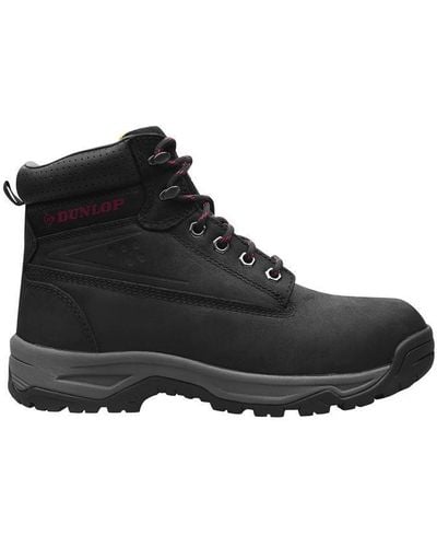 Dunlop On Site Ladies Steel Toe Cap Safety Boots - Black