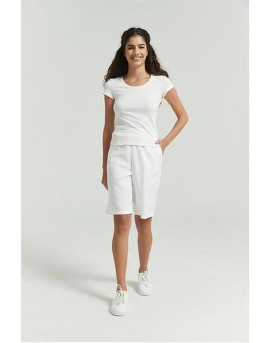 Be You Linen Shorts - White