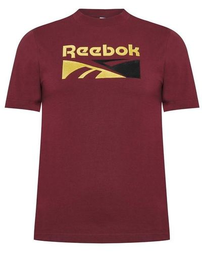 Reebok Split Vector T Shirt - Red