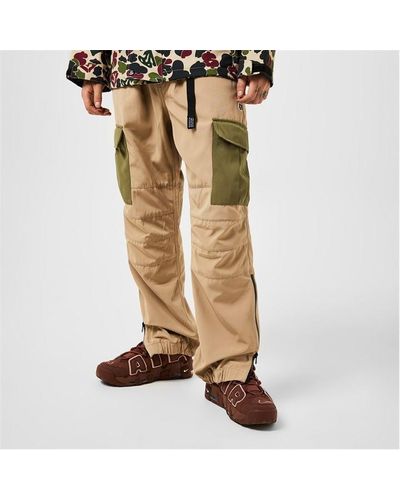 BBCICECREAM Cargo Trousers - Natural
