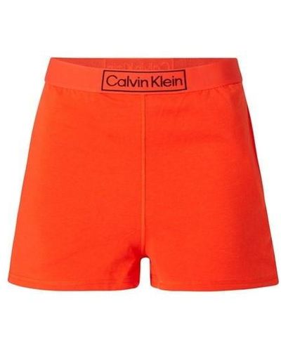 Calvin Klein Heritage Reimagined Pyjama Shorts - Red