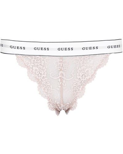 Guess logo brazilian briefs in black