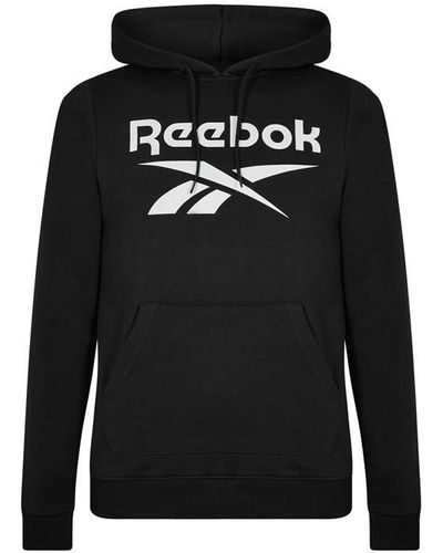 Reebok Identity Big Logo Hoodie Hoody - Black