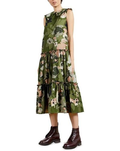 Ted Baker Ted Camo Cllr Drss Ld99 - Green
