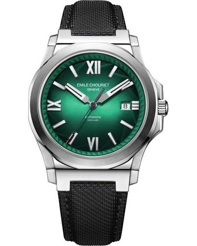 Emile Chouriet Cliff Stainless Steel Luxury Watch - Green