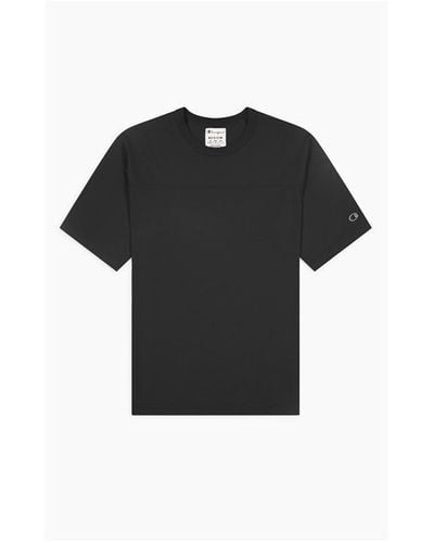 Champion Stitched T Shirt - Black