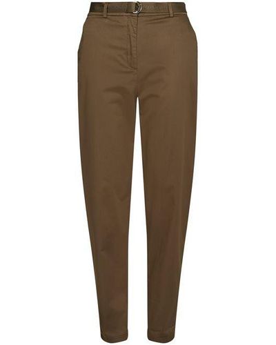 Tommy Hilfiger Sateen Chino Trousers - Brown