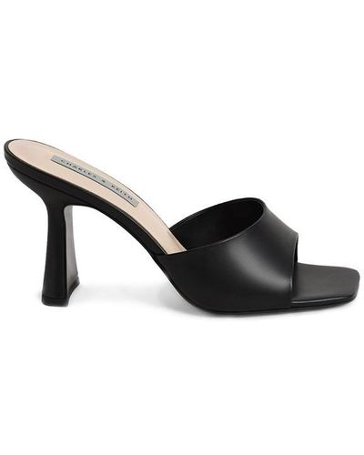 Charles and Keith Heeled Mules - Black