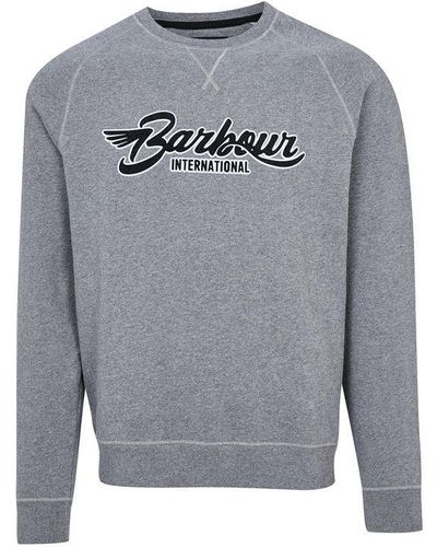 Barbour Flyer Crew Neck Sweatshirt - Grey