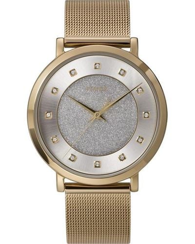 Timex Collection Classic Analogue Quartz Watch - Metallic