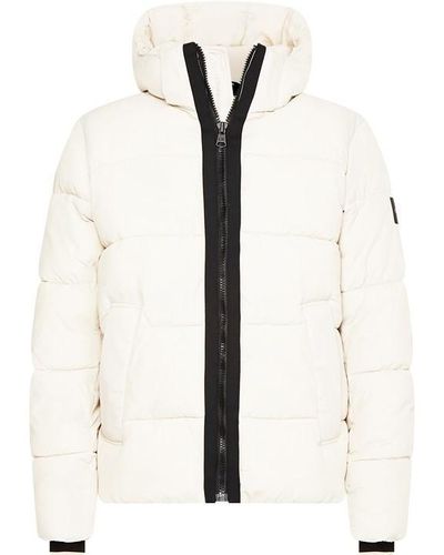 Calvin Klein Crinkle Nylon Puffer Jacket - White