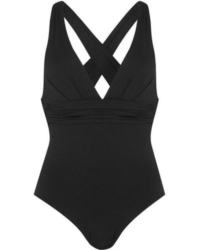 Seafolly X Back Swimsuit - Black