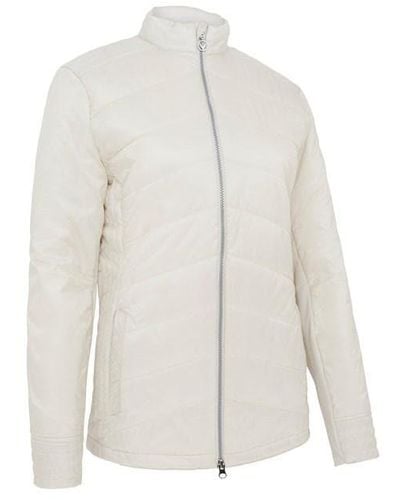 Callaway Apparel Quilted Jkt Ld99 - White