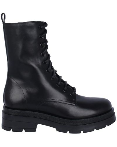 Jack Wills Lace Boot - Black
