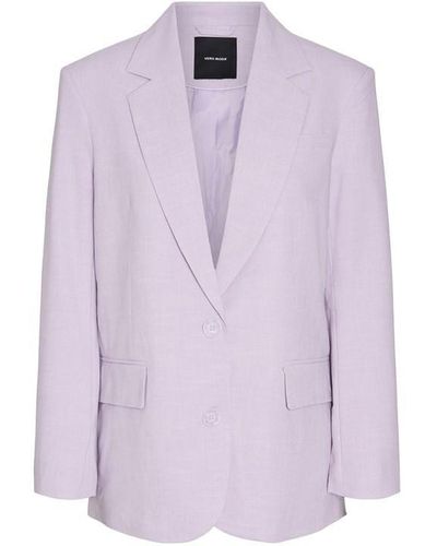 Vero Moda Vm Ls Classic Blazer Ld99 - Purple