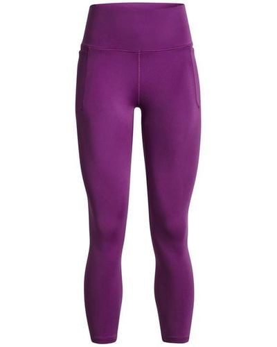 Under Armour S Ankle Leggings Tall 2in Purple L