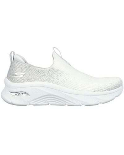 Skechers Relaxed Fit: Arch Fit D'lux - White