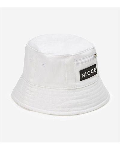 Nicce London Vision Bucket Hat - White