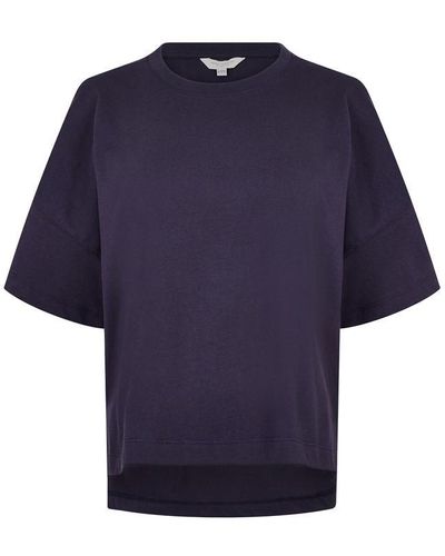 French Connection Tally Oversized T Shirt - Blue