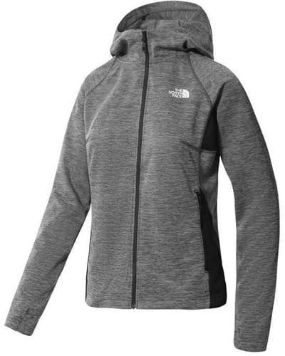 The North Face Athletic Outdoor Full-zip Midlayer Hoodie - Grey