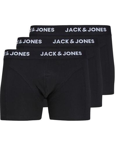 Jack & Jones Anthony 3-pack Boxer Trunk - Black