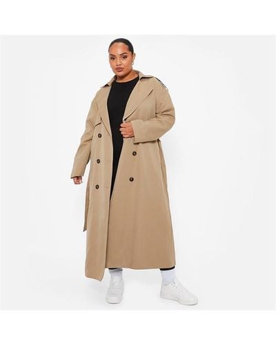 I Saw It First Premium Belted Trench Coat - Natural