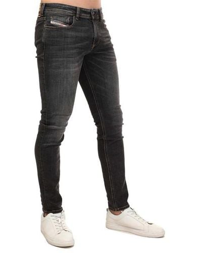 DIESEL Sleenker Skinny Jeans - Black