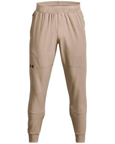 Under Armour S Unstoppable Jogging Trousers Brown Xxl - Natural